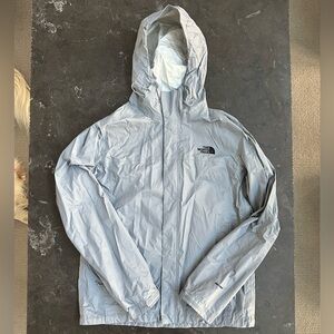 The North Face Light Gray Windbreaker Jacket